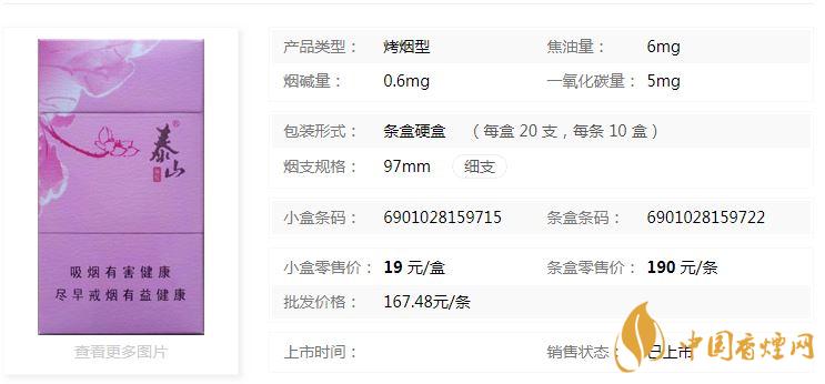 泰山顏悅多少錢(qián)一盒價(jià)格？泰山顏悅香煙價(jià)格大全2020