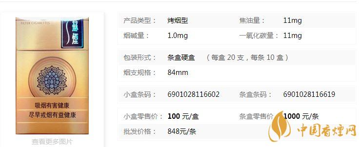 蘇煙天星價(jià)格什么檔次？蘇煙天星價(jià)格多少查詢