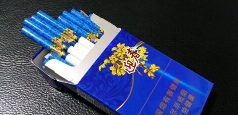 長白山(藍尚)香煙價格表圖，長白山迎春細煙價格